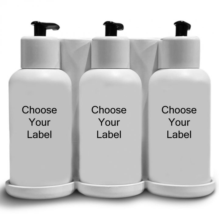 Pump+ Trio Dispenser (White)